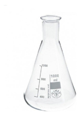 Matraz Erlenmeyer 1 Litro Simax 0