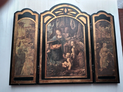Triptico De La Virgen De Las Rocas 0