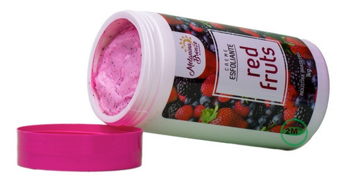 2 Esfoliantes Red Fruits Melanina Bronze 1 Kg Bronzeamento 1