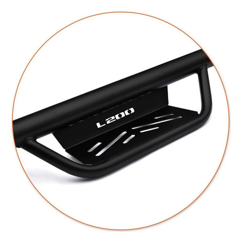 Estribo Tubo Force Preto Original Attack L200 2008 2009 2010 1