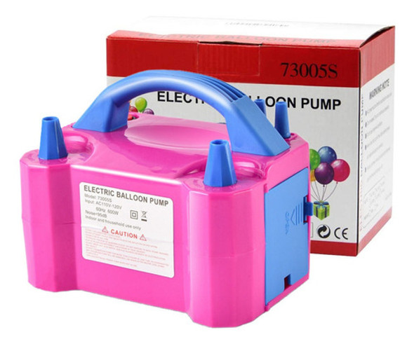 Inflador Para Globos Doble Salida Fiesta Cumpleanos 0