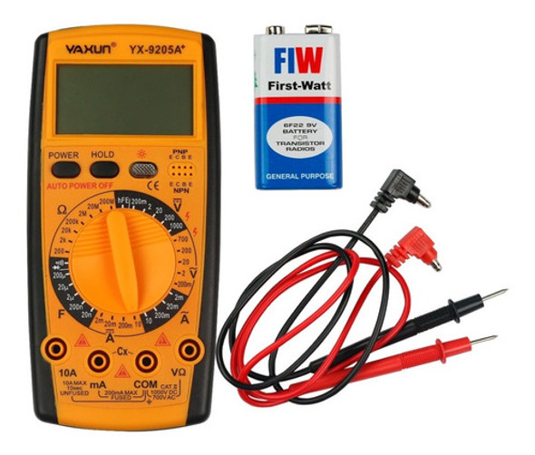 Multímetro Digital Yaxun 9205a Profissional 0