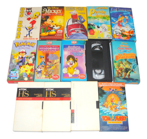 Peliculas Infantiles Retro En Vhs (lote X 14u.) 0