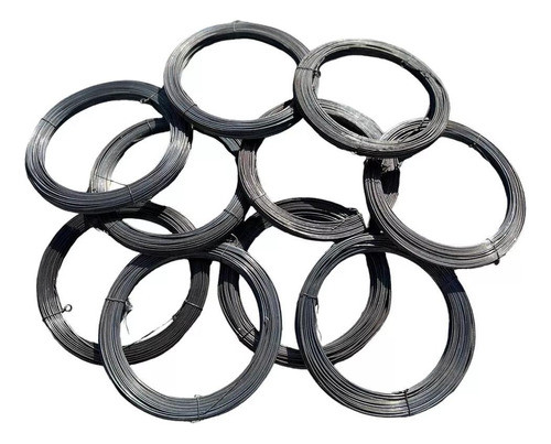 Alambre De Fardo Negro Recocido N°17 - X 1 Kg (10 Rollos) 0