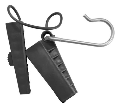 100 Pç Esticador Cabo Óptico Drop Com Abertura Lateral Preto 1