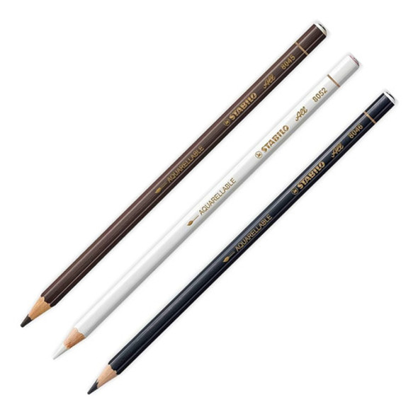 1 Lapiz Grafito Acuarelable Stabilo All Color Tatuaje Tatto 0
