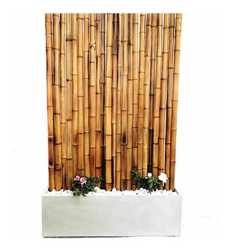 Panel Cerco De Caña Tacuara Bambu Flameado Que/bar X 1.5 0