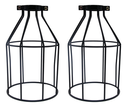 Design De Gaiola De Abajur De Ferro Preto Para Casa/hotel/re 1