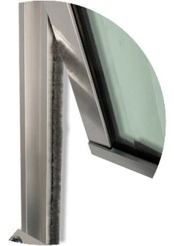 Janela De Alumínio Basculante 2 Seções 40x200cm Vidro Wt 1