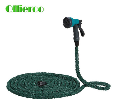 Ollieroo Deluxe 100 Pies Extensible Jardín Flexible, Manguer 1