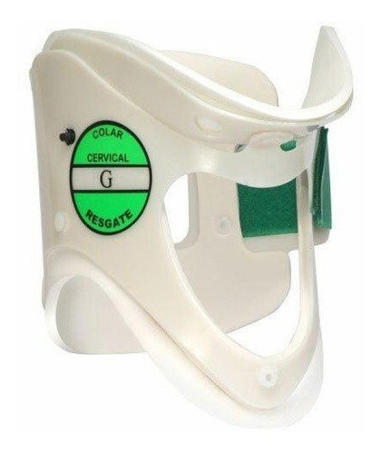 Kit Com 10 Colar Cervical Resgate Ortopratika G Verde 0
