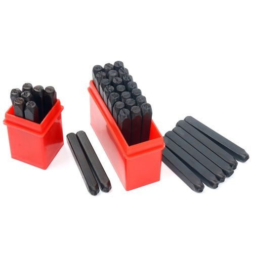 36pcs 5mm Número Y Letra Stamp Set Grado Industrial De Acero 0