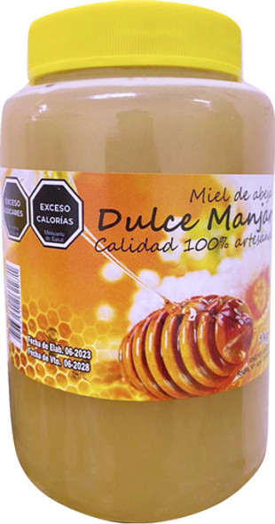 Miel Pura 100% Abeja Dulce Manjar Frasco 6 Unidades X 1kg 1