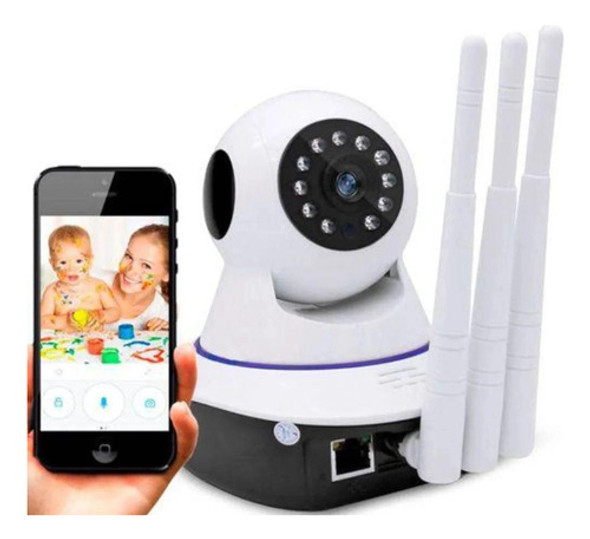Babá Eletrônica Câmera Wi-fi Visão Noturna Microfone Sem Fio 0