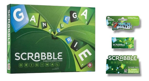 Combo Scrabble+scrabble Worlds Smallest 0