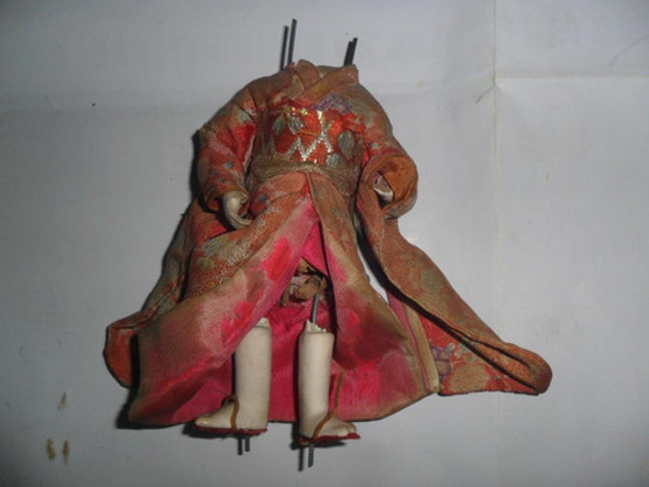 Cuerpo Geisha Miniatura Kimono Vestido Muñeca Oriental 0