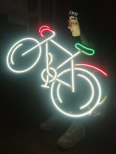Promoción Cartel Neón Led Bicicleta / Original / Deco 1