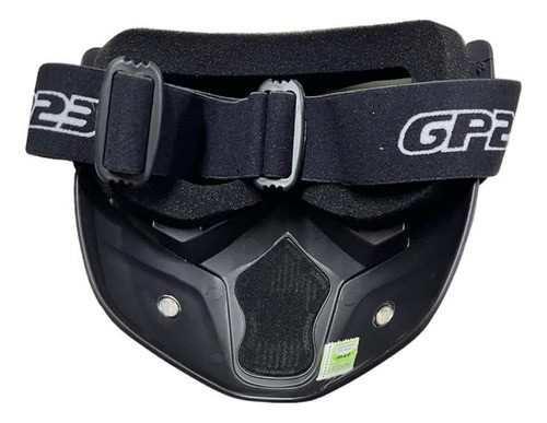 Mascara Casco Con Antiparra Negra Moto Pem Avant 1