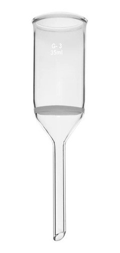 Embudo Vidrio Filtrantes Con Placa Porosa  200ml Poro G3 0