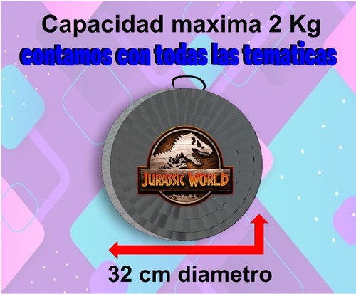 Piñata Jurassic World Piñatas Mundo Jurásico 1