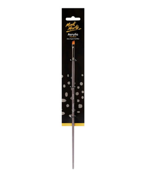 Pincel Profesional Para Acrilico Mont Marte Angular Nro.6 0