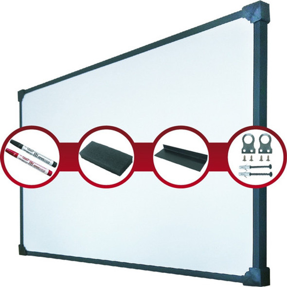 Pizarra Blanca 20x30cm Uso Intensivo Marco Pvc Inyectado 1