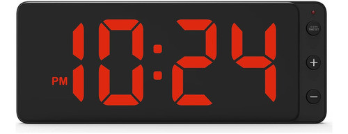 Reloj De Pared Digital Led Con Pantalla Grande, Dgitos Grand 0
