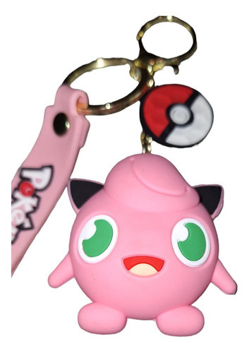 Llavero Importado Goma Jigglypuff- Pokemon - Regalo 1