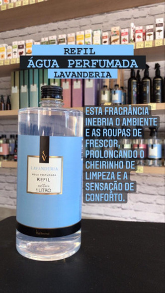 Refil De Água Perfumada Lavanderia 1l - Via Aroma 1