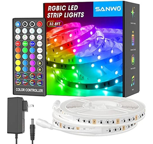 Tira De Luces Led Con Control Remoto - 32.8 Pies Dream Color 0