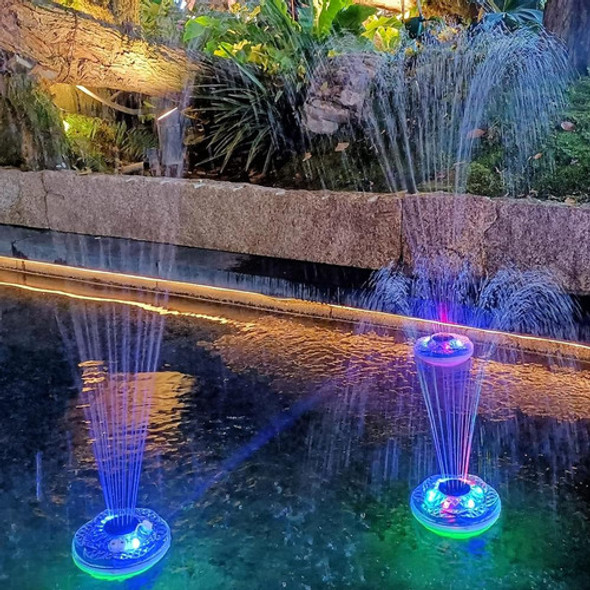 ~? Fuente De Piscina Flotante Con Luces, Fuente De Agua Flot 1
