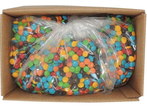 Lentejas De Chocolate Rocklets Clasicos Caja X 10 Kg Arcor 1