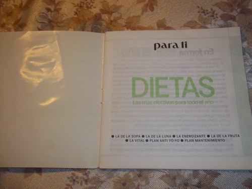Dietas - Las Mas Efectivas Para Todo El Año - Para Ti 1