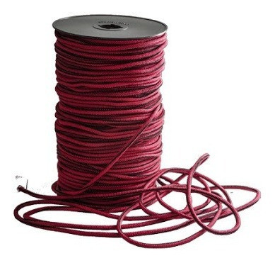 Soga Polipropileno Elástica Rojo Y Negro 5 Mm X 150 Metros 0