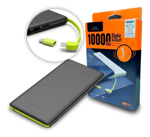 Powerbank Portátil 10000mah Carga Rápida Externa Universal 1