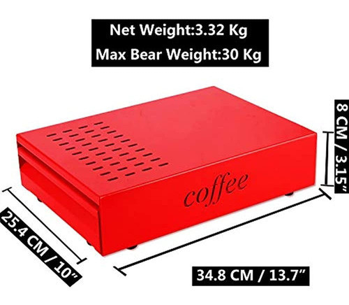 Cajon De Aldaba De Cafe Expreso (rojo) 1
