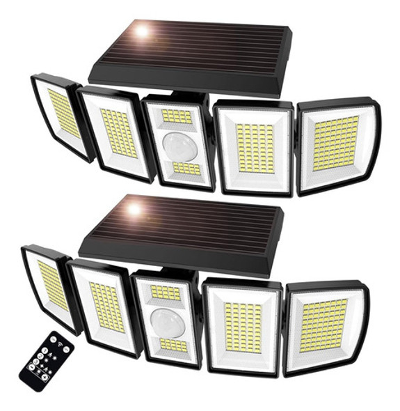 Luces Solares Para Exteriores, 300 Led 4000lm Motion Sensor 0
