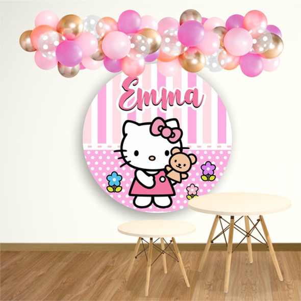 Banner Candy Cumpleaños Kitty Kuromi Masha Baby Shartk 1 M 0