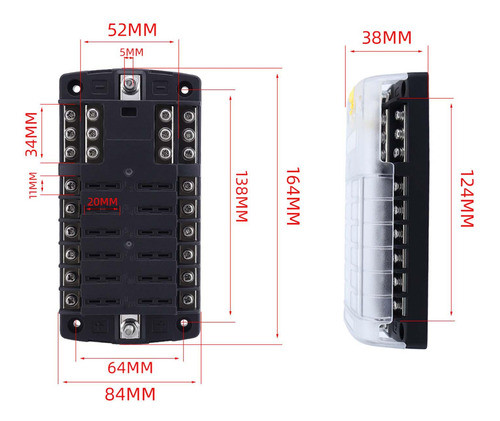 Conjunto Genérico De De Fusíveis De Lâmina, Suporte À 1