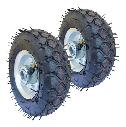 2 Roda 6x2 Camera De Ar 4 Lonas Pneumática Com Rolamento 1