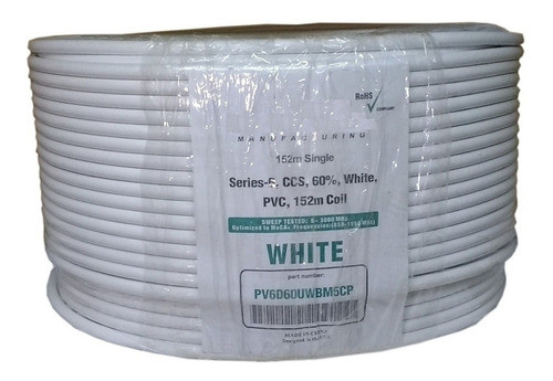 2 Bobinas Rg6 Calidad Premium X152mts 0