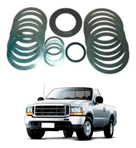 Jogo Calço Ajuste Diferencial Ford F250 F350 4x2 98 A 2008 1
