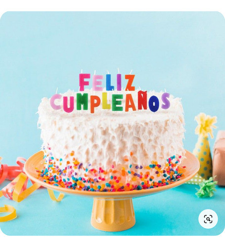Vela Feliz Cumpleaños Con Lunares Cotillon Cumple 1