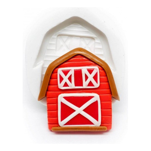 Molde De Silicone Celeiro Da Fazendinha Mod 3 0