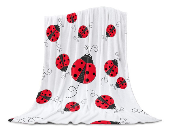 Manta De Mariquita Manta De Lana De Franela Manta De Lana Ma 0