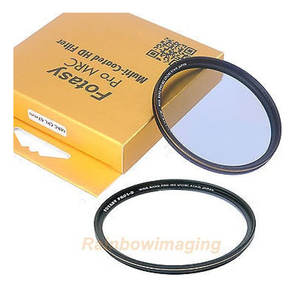 67mm Mrc Nano Capa Multi-resistente Uv + Cpl Polarizador Fil 1