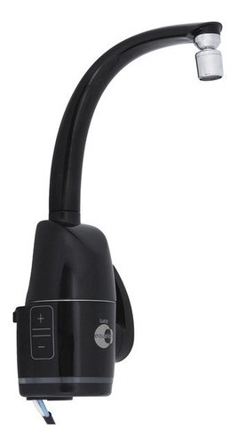 Torneira Eletrônica Para Pia Ou Parede 220v 5500w Preta Lucy 1