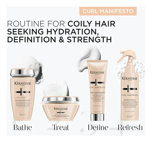 Kérastase Curl Manifesto Bain + Masque + Creme + Spray 1