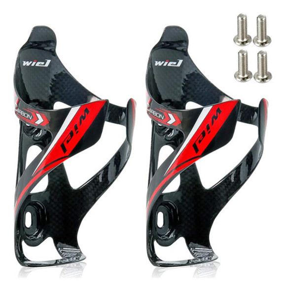 Wiel Portabotellas De Fibra De Carbón De Agua Para Bicicle. 0