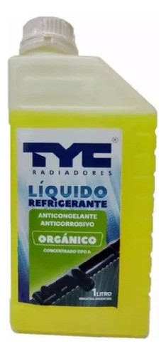 Liquido Refrigerante Marca Tyc Amarillo Para Peugeot 405 0